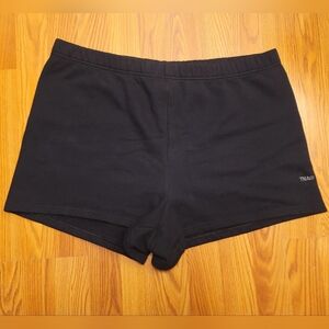 Aritzia Tna Cozy Sweatfleece Perfect Hi-rise Mini Short Black Sz 2XL Women's